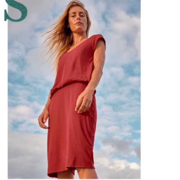 Prana Janey Foundation Mini Dress in Rustic Red Heather Women’s Size Small - Picture 11 of 11